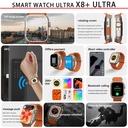 X8 Plus Ultra Smart Watch Series 8 Nfc 2.08 Inch Always-on Display & Wireless Charging 49mm With Wearfit Pro App Orange - 2