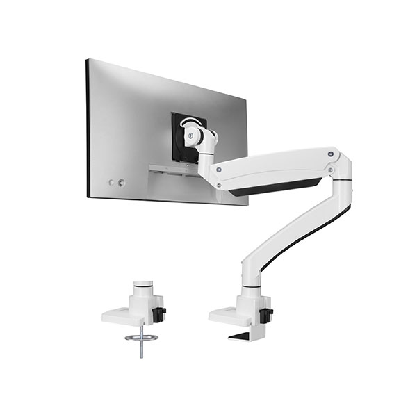 Xtriek-me Ht-20 Heavy Duty Adjustable Desk Mount Single Monitor Arm White - 3