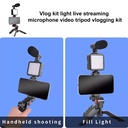 Ay-49 Video Making Kit Vlogging Tripod Triple Band Light - 2