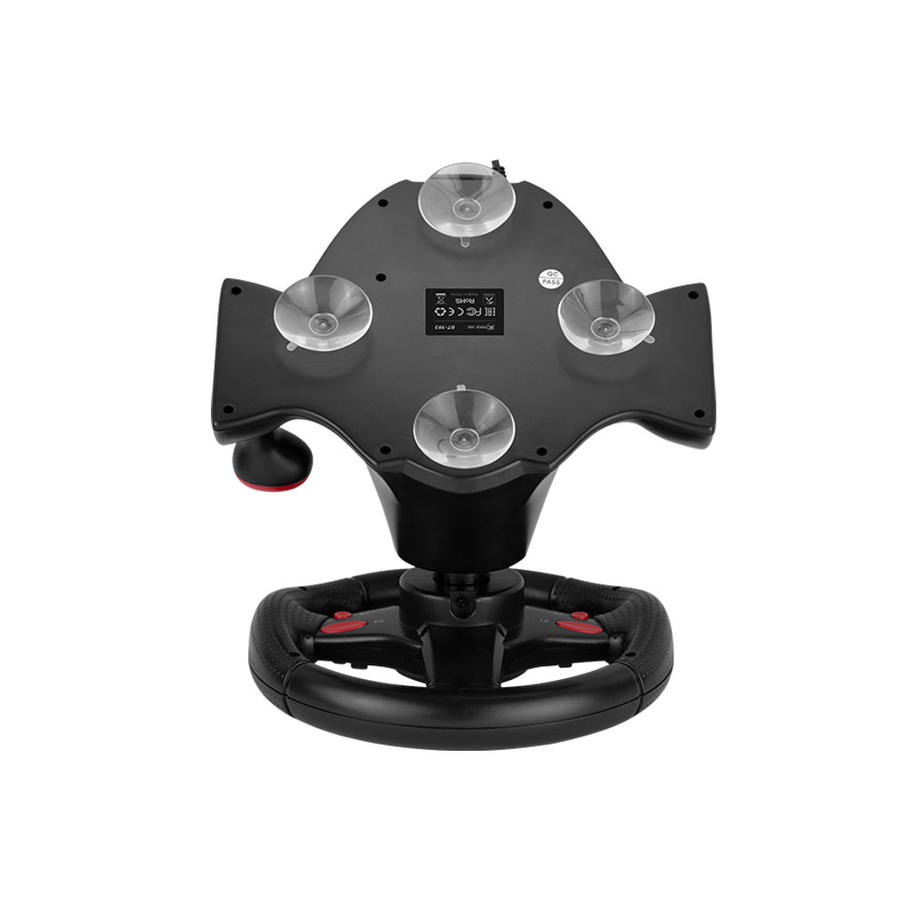 Xtrike Me Gp-903 Racing Wheel With Dual Vibration Motors Realistic Gaming Experience - 2