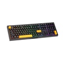 Xtrike Me Kb-512 Bk 108 Key Wired Mechanical Feel Usb-c Keyboard Black - 2