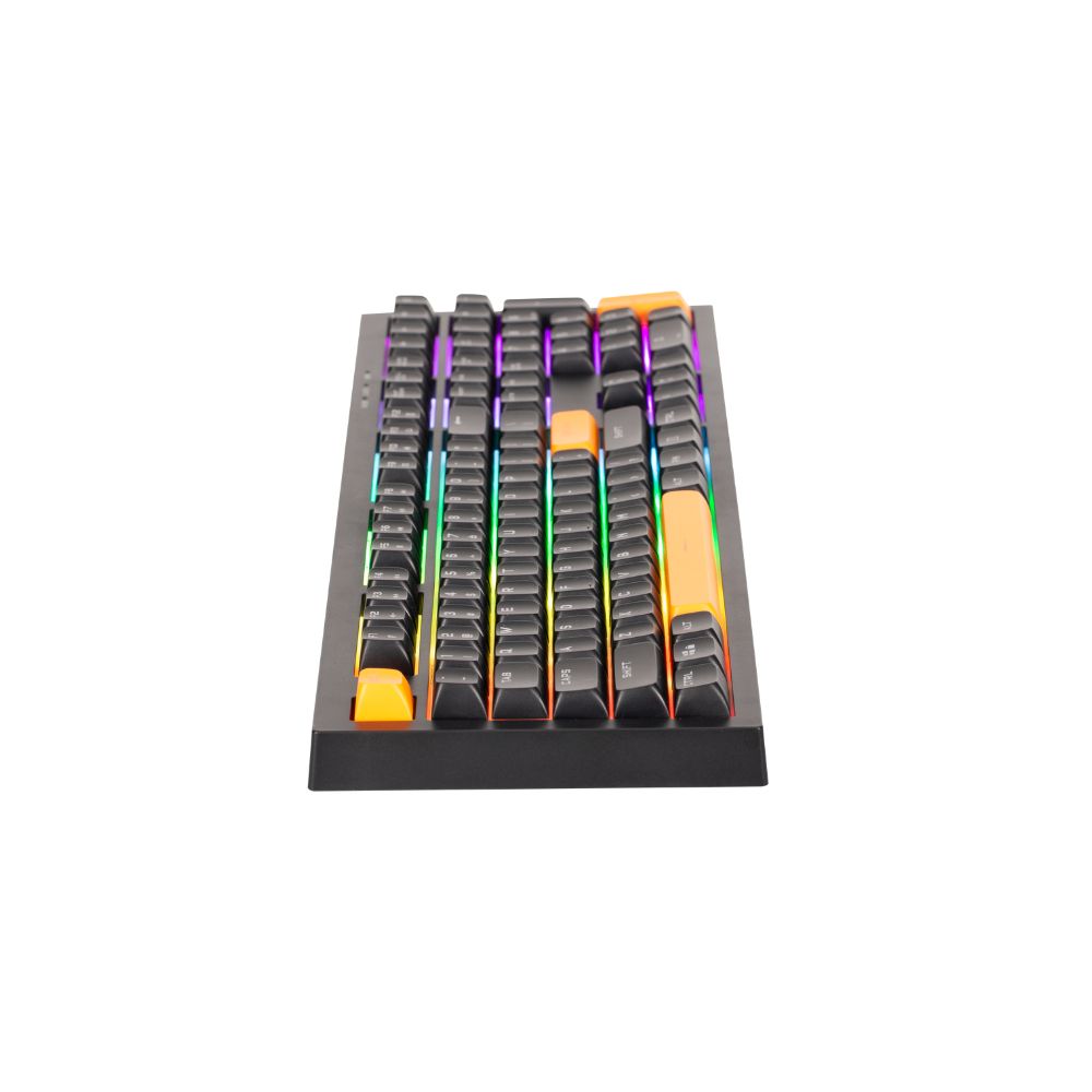 Xtrike Me Kb-512 Bk 108 Key Wired Mechanical Feel Usb-c Keyboard Black - 3