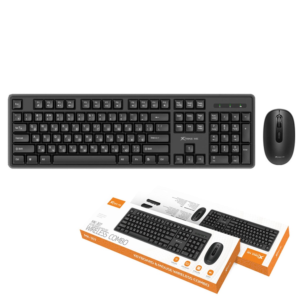 Xtrike Me Mk-307 En Wireless Keyboard & Mouse Combo - 4