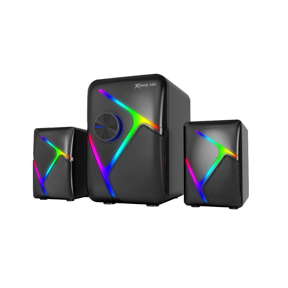 Xtrike Me Sk-610 Subwoofer Rgb Stereo Wired Gaming Speakers - 2