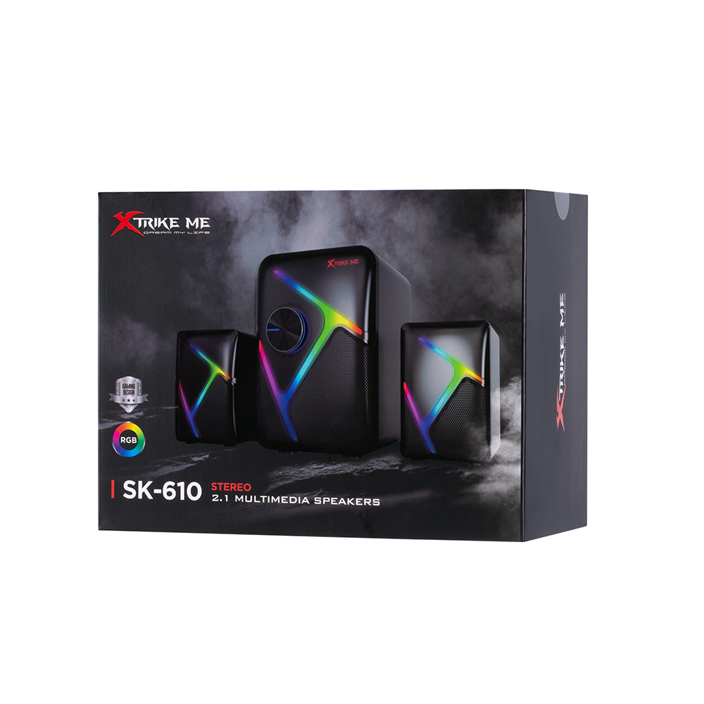 Xtrike Me Sk-610 Subwoofer Rgb Stereo Wired Gaming Speakers - 4