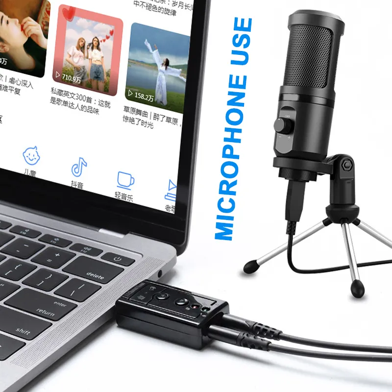 Usb Sound Card 7.1 Black - 3.webp