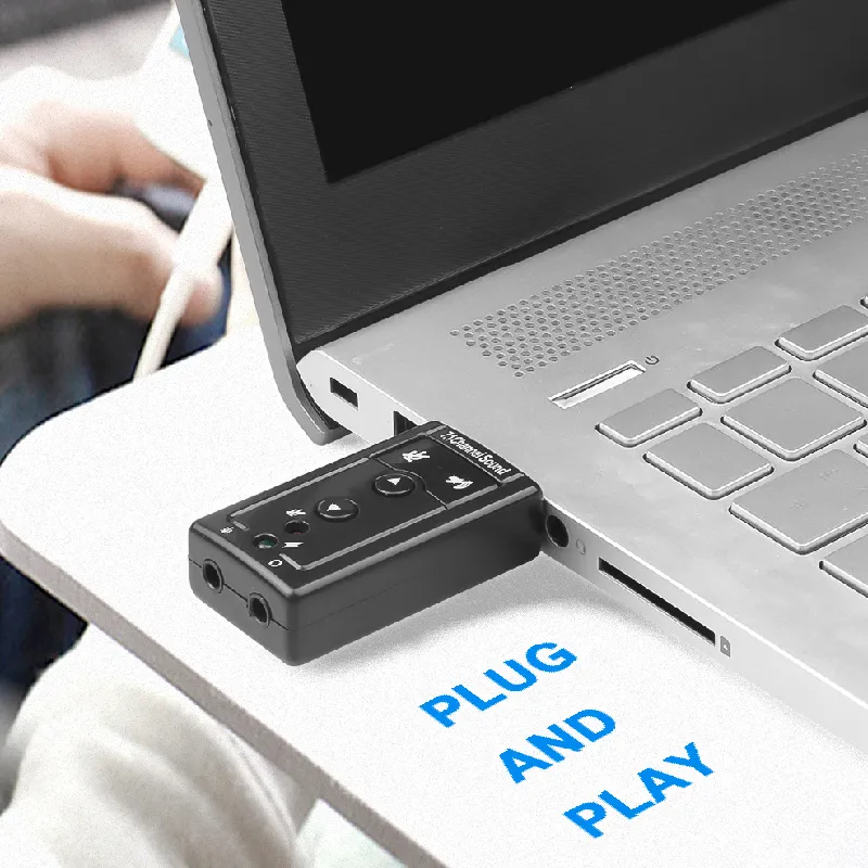 Usb Sound Card 7.1 Black - 2.webp