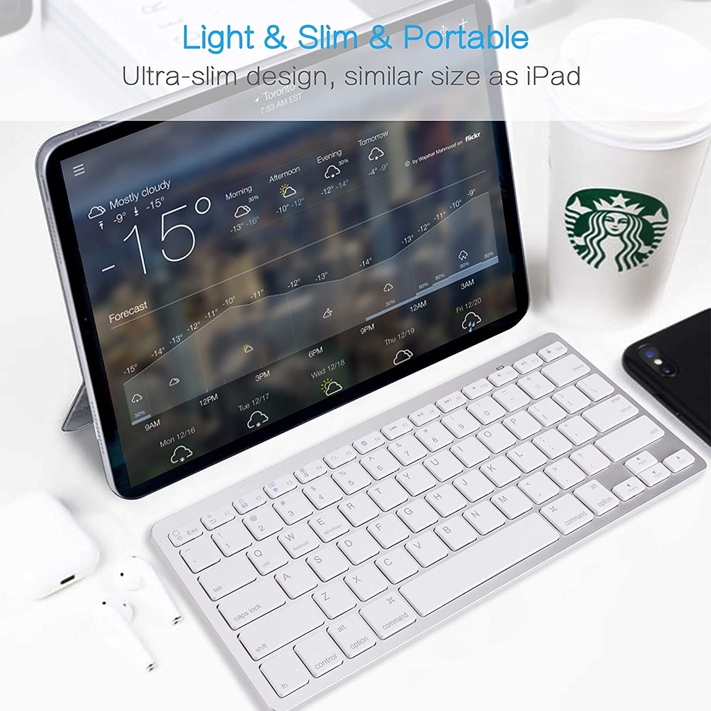 Bluetooth Keyboard Blue X5 - 3