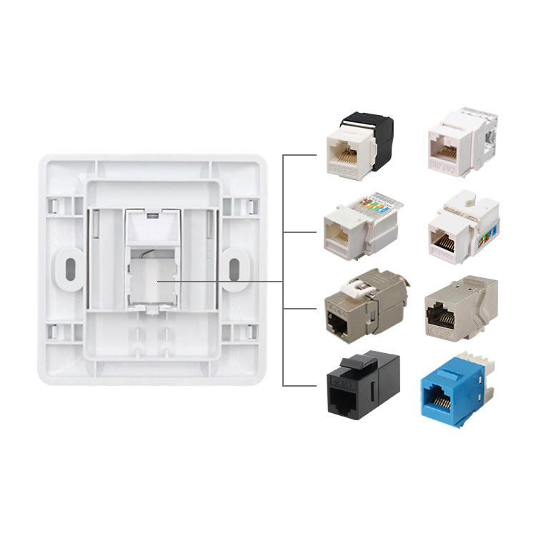 Commscope 1 Port Cat6 Face Plate Netwotking Socket - 4