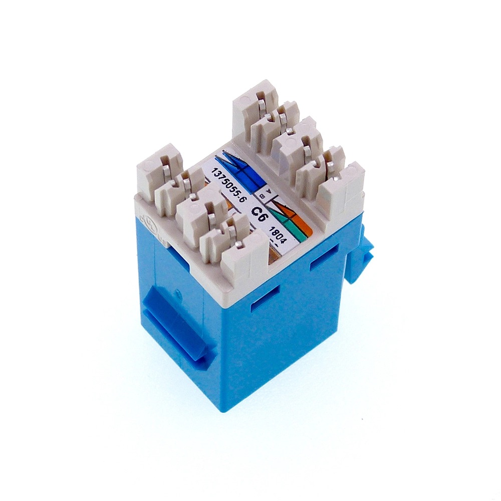 Commscope Cat 6 Io Tool-less Keystone Jack 110 Utp Blue - 3