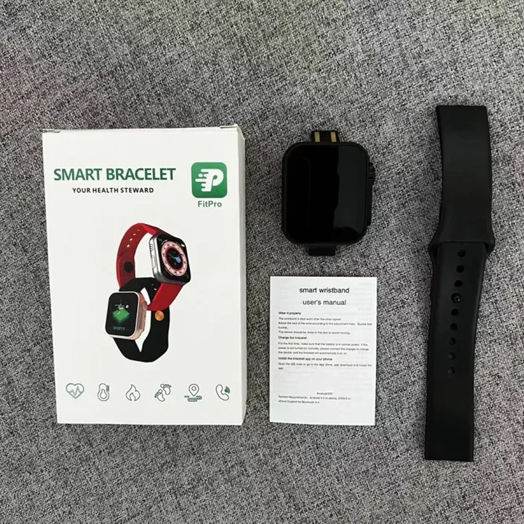 D20 Ultra Fitness Bracelet Blood Pressure Bluetooth Heart Rate Monitor With Fitpro App (black) - 4