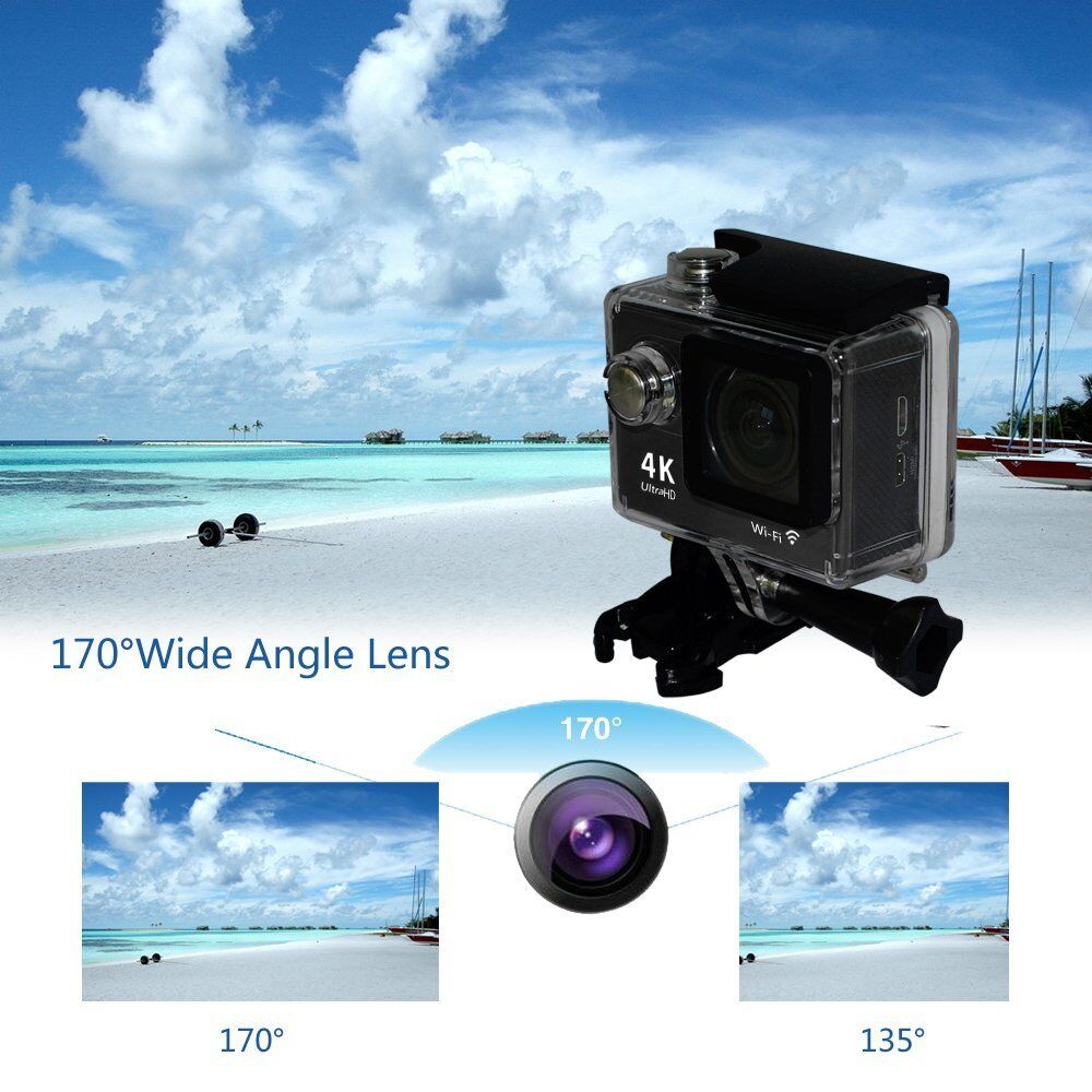 D800 Action Sports Camera Wifi 4k With Full Accessories - 2