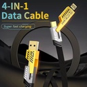 4 In 1 Multi Usb Pd Charging Cable (type-c To C, C To Lightning, Usb To C, Usb To Lightning) - 3