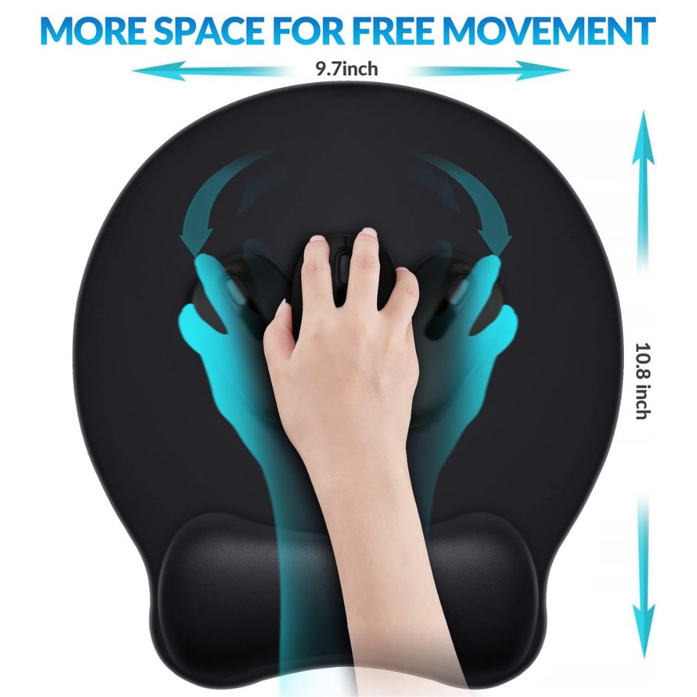 H08 Gel Mouse Pad With Wrist Pad - 4