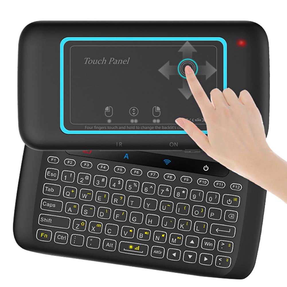 H20 Universal Mini Backlight Touchpad Wireless Keyboard Air Mouse Controller - 2