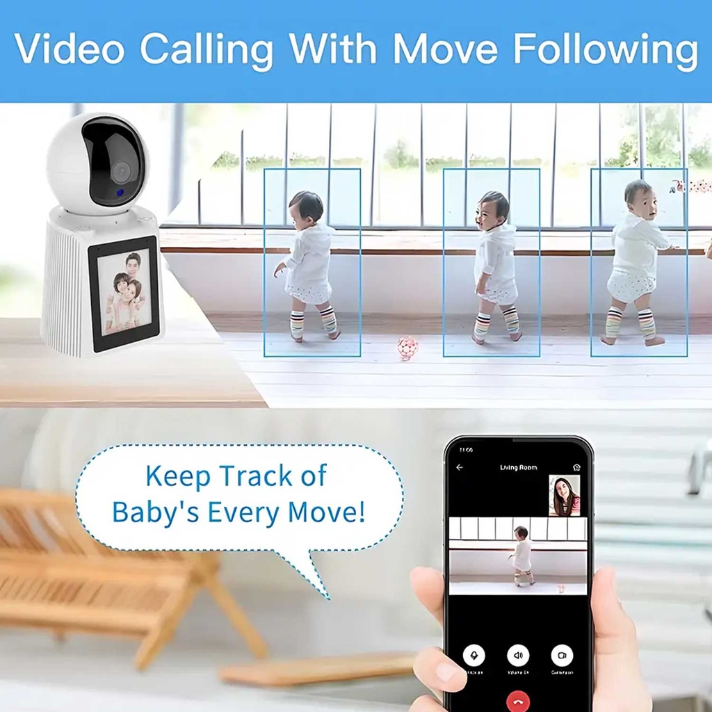 Hbs-1538 Wifi Video Calling Camera 2mp (1080p) V380 App - 2