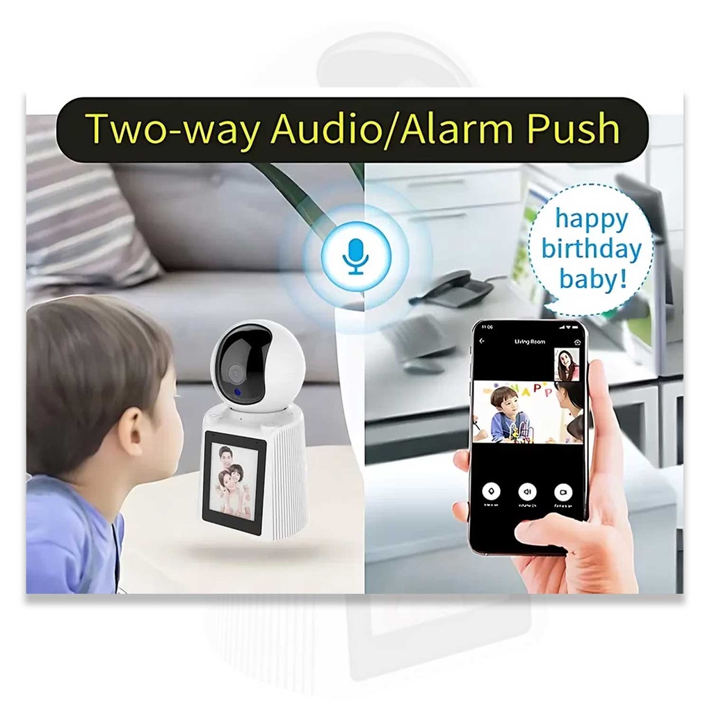 Hbs-1538 Wifi Video Calling Camera 2mp (1080p) V380 App - 3