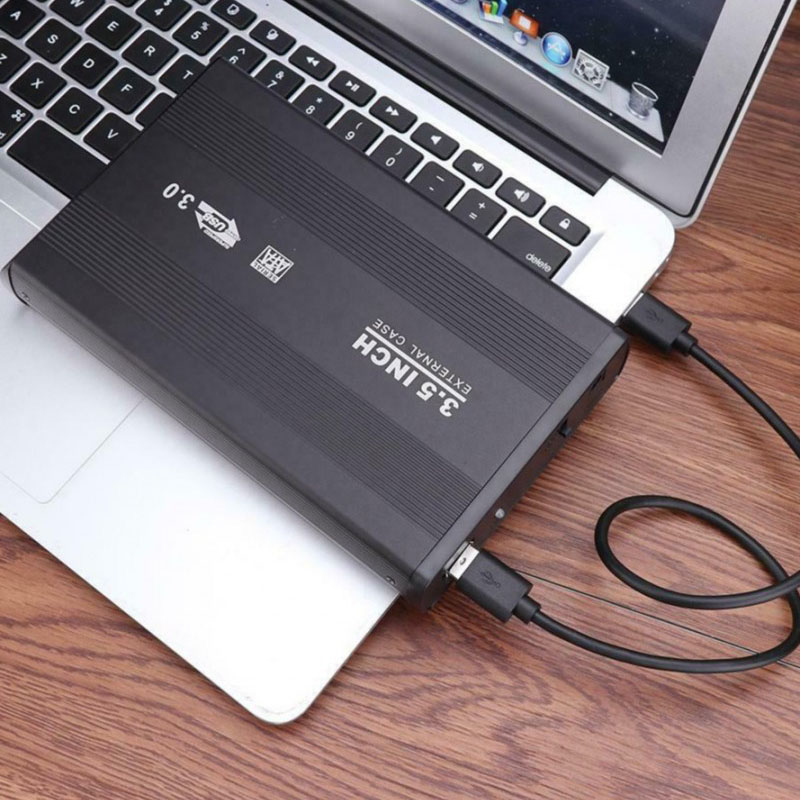 Hdd Case 3.5 Inch Sata Hard Disk Metal Body 3.0 - 2