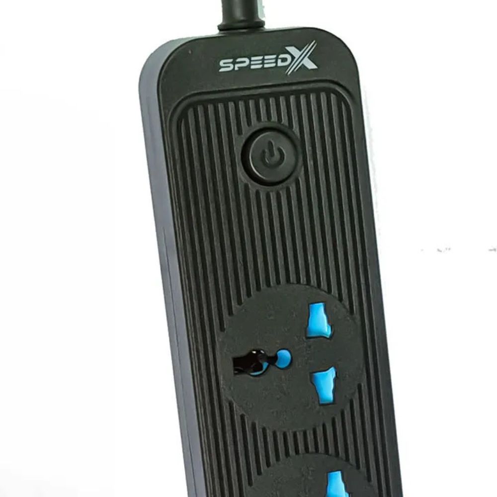 504pu Speed-x Premium Portable Power Strip 5socket+2usb Port+2 Type C Usb Cabel Length 2m - 2
