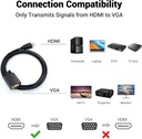 Hdmi To Vga Cable 1.8m - 4