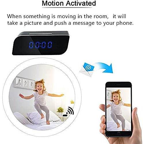 Hidden T3 Wifi Table Clock Hd 1080p - 3