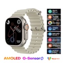 Hk10 Ultra 3 2.02 Amoled Display G-sensor Ai Features With Wearfit Pro App 2 Straps Silver - 2