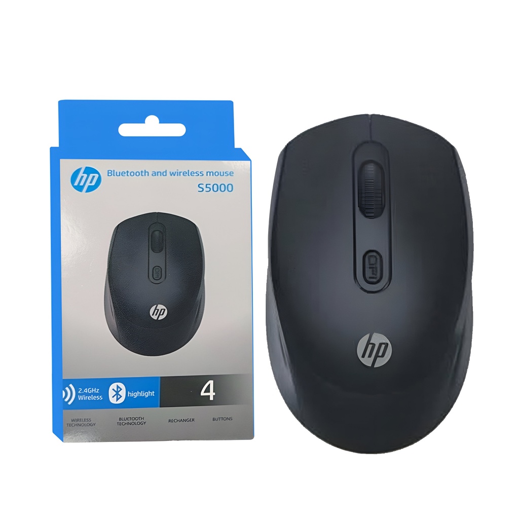Hp S5000 Bluetooth And Wireless 2.4ghz Mouse - 4