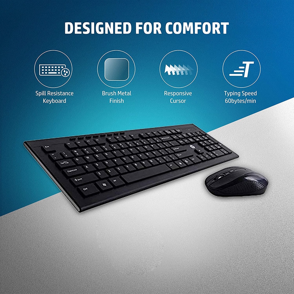 Hp Wireless Keyboard Mouse Combo Cs700 (high Copy) - 4