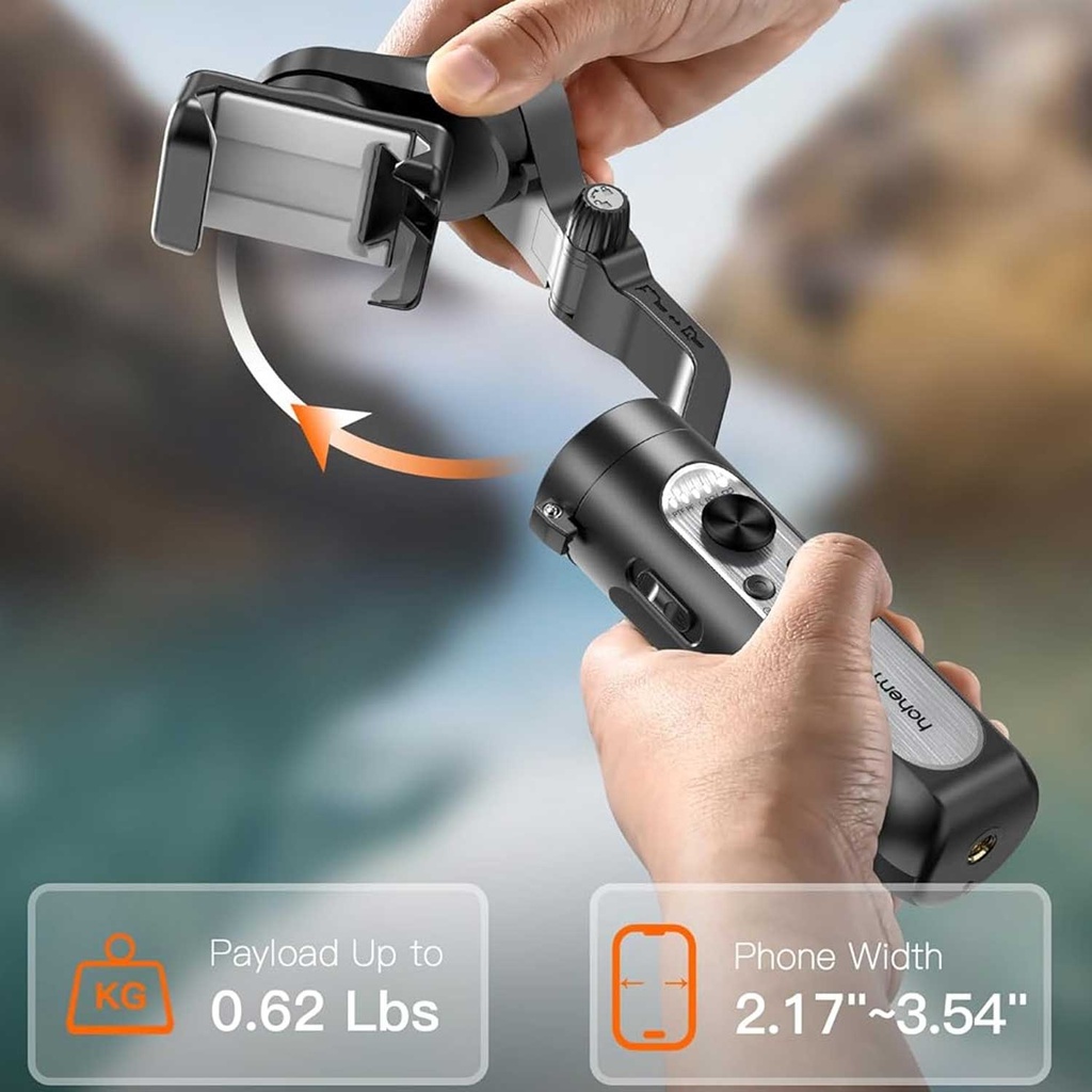 I Steady Xe 3 Axis Handheld Gimbal Stabilizer For Smartphones-black - 4