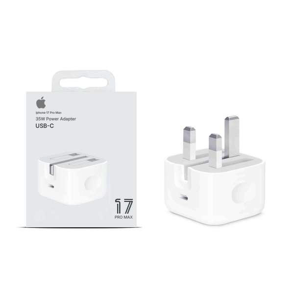 Iphone 17 Pro Max 35w (original Watt) Uk Pin Usb-c Power Adapter - 2