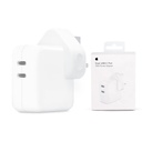Iphone 35w Uk 3 Pin Dual Type C Fast Charging Pd Adapter - 4