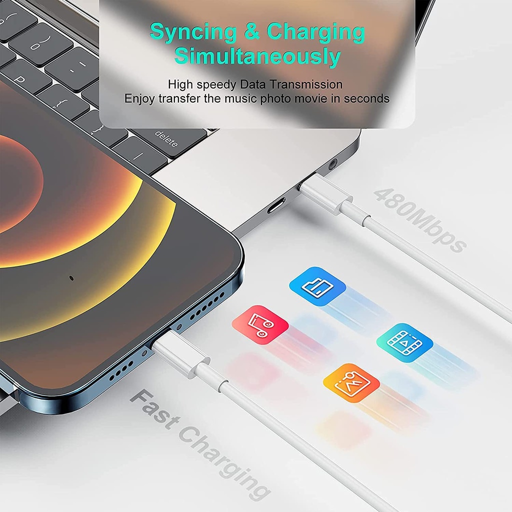 Iphone Pd Cable 20w Aaaa Quality Lightening To Type C - 2