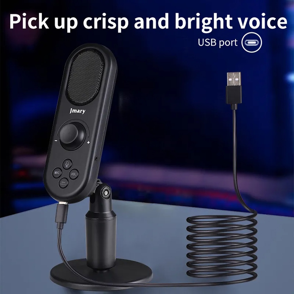 Jmary Mc-pw7 Professional Usb Microphone With Noise Reduction - 4