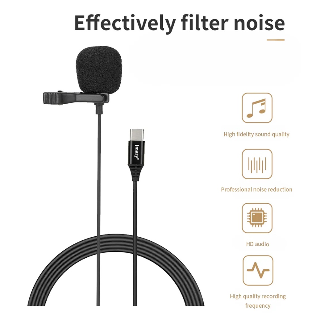 Jmary Mc-r2 Type-c Lavalier Microphone - 4