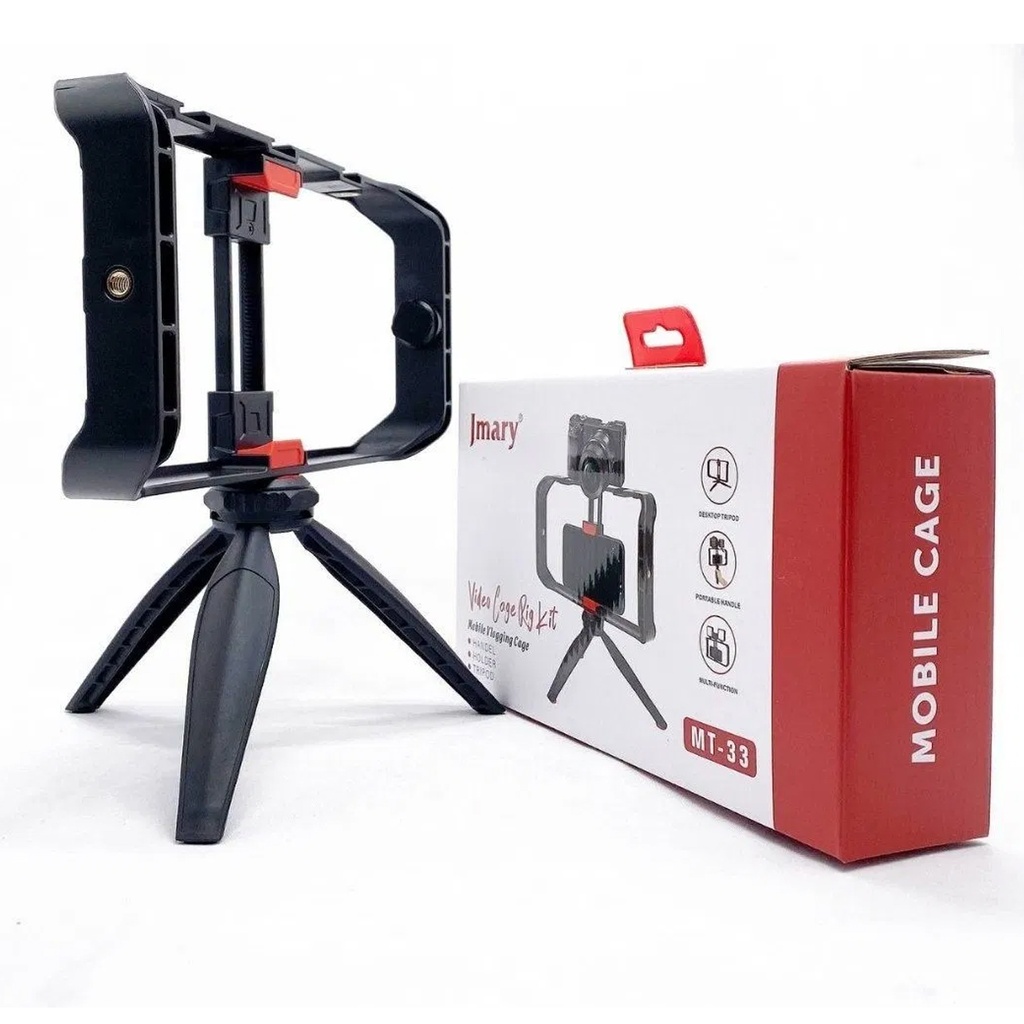 Jmary Mt-33 Video Cage Rig Kit For Vlogging - 4