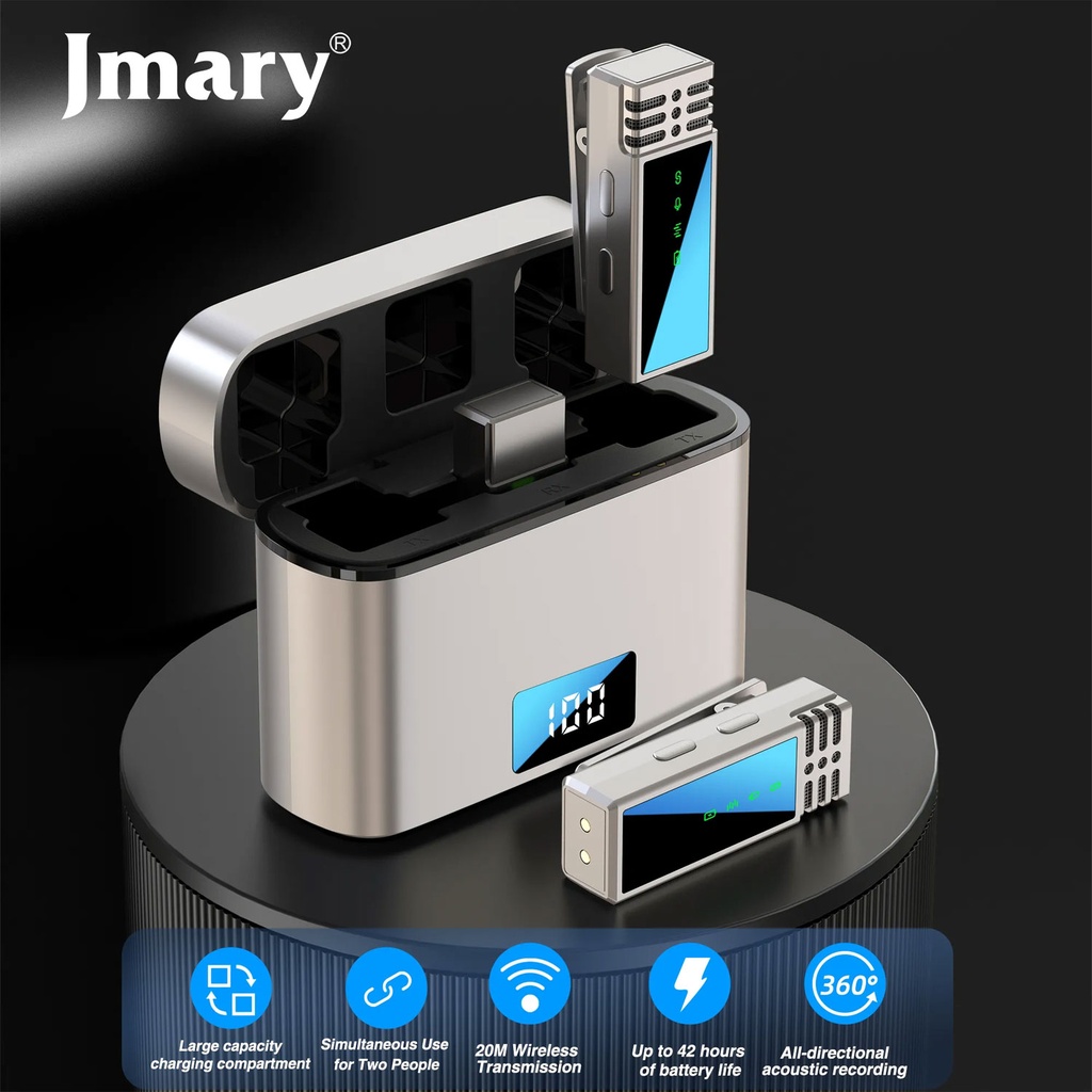 Jmary Mw-15 2.4g Wireless Microphone For Mobile (lightning) - 2
