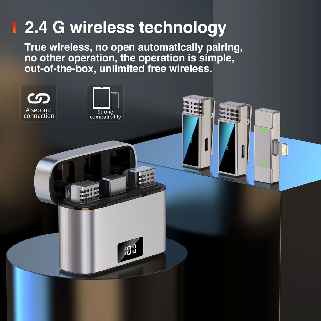 Jmary Mw-15 2.4g Wireless Microphone For Mobile (lightning) - 4