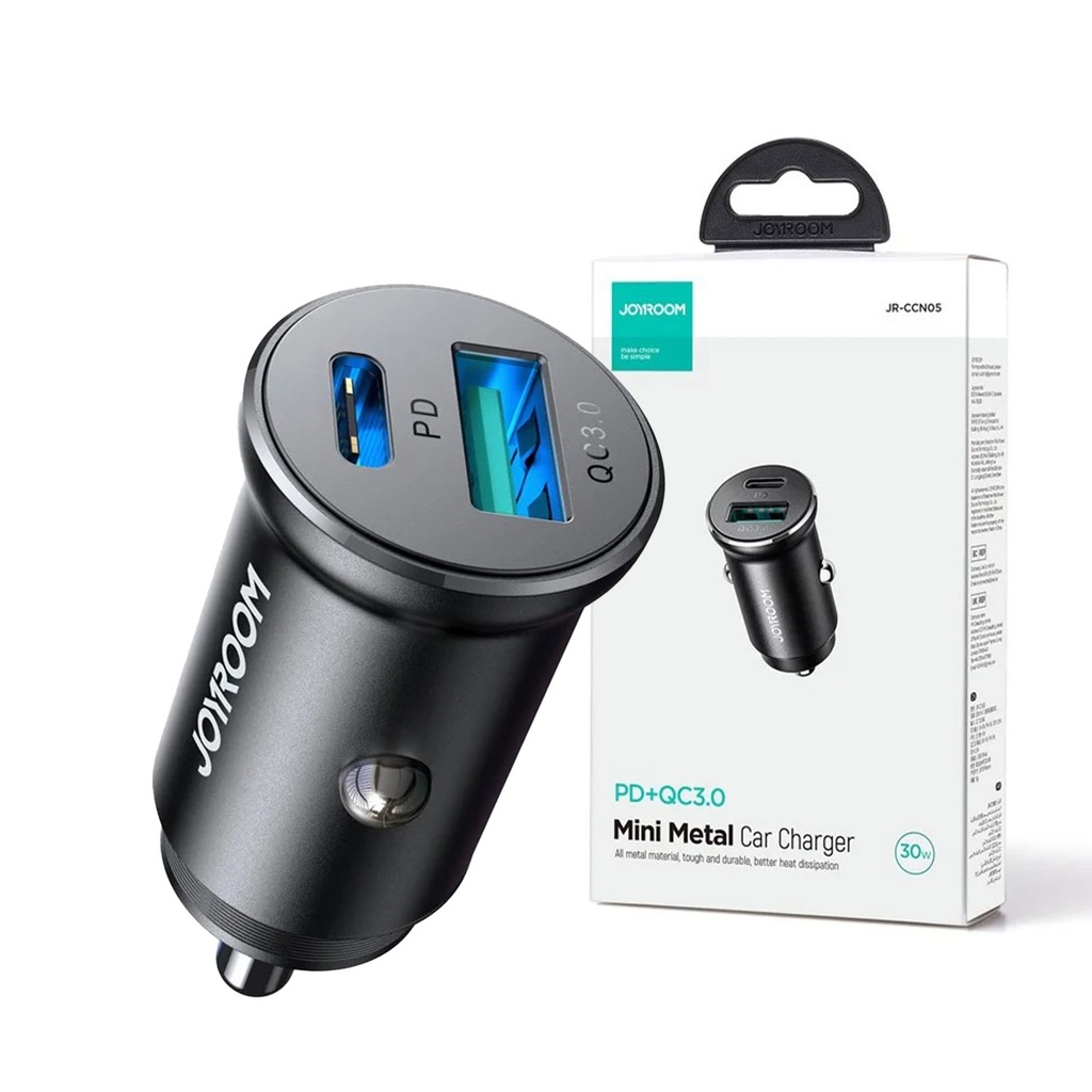 Joyroom Ccn05 Mini 30w Usb + Type-c Fast Charging (pd+qc3.0) Car Charger - 4