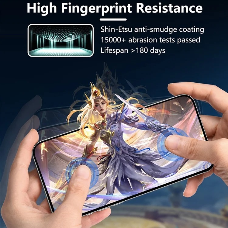 Joyroom Jr-mlg0283 Full Cover Privacy Glass Screen Protector For Ip16 Pro Max - 2