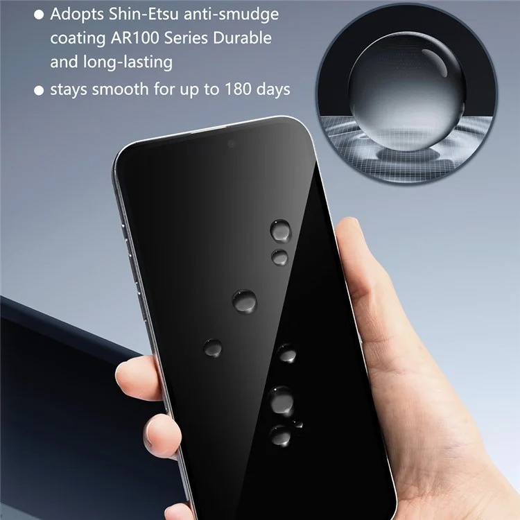 Joyroom Jr-mlg0283 Full Cover Privacy Glass Screen Protector For Ip16 Pro Max - 3
