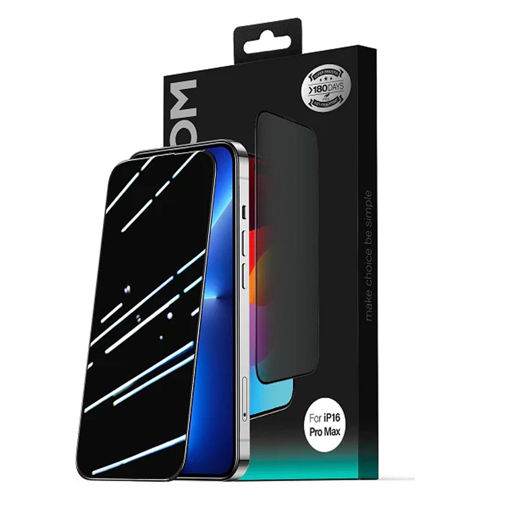 Joyroom Jr-mlg0283 Full Cover Privacy Glass Screen Protector For Ip16 Pro Max - 4