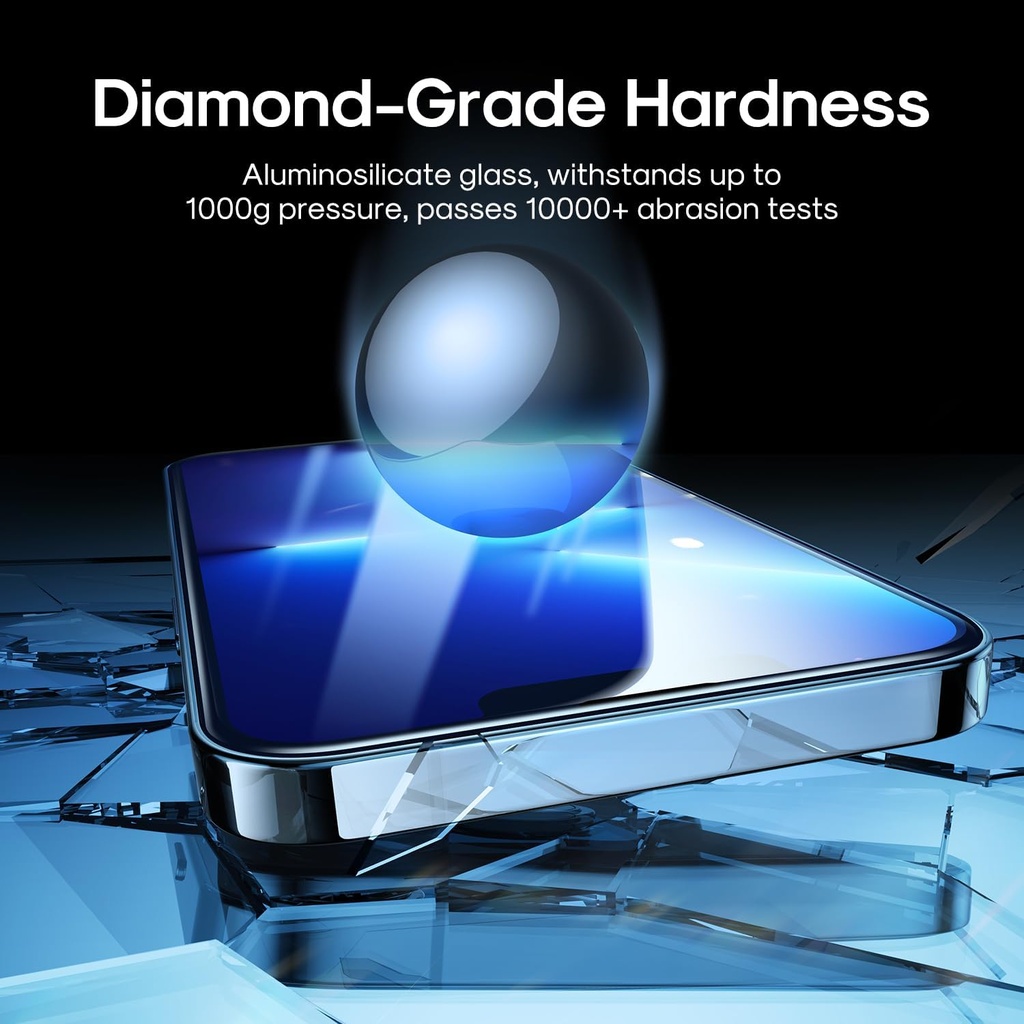Joyroom Jr-z24 Full Cover Glass Protector For Ip15 Pro Max-6.7 Inch - 3