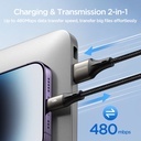 Joyroom S-a25 Light-speed Series 3a Fast Charging Data Cable (usb-a To Type-c) 2m-black - 2