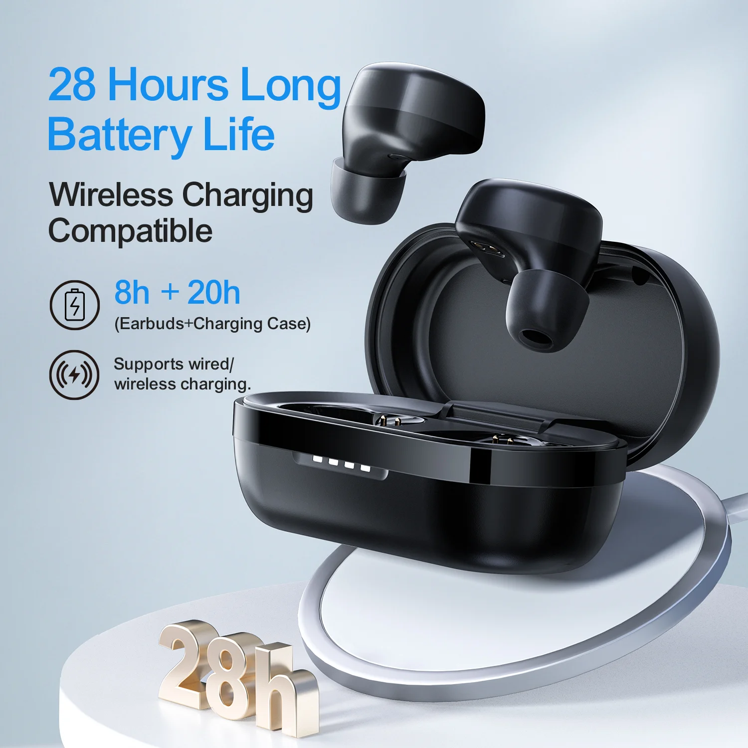 Joyroom Tl1 Pro Truly Stereo Waterproof Wireless Earphones Black - 2