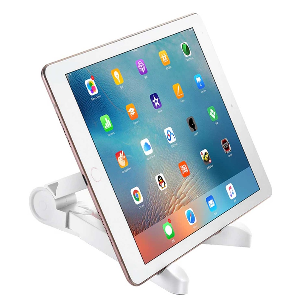 Joyroom Zs120 Desktop Tab Holder Foldable Bracket White - 3