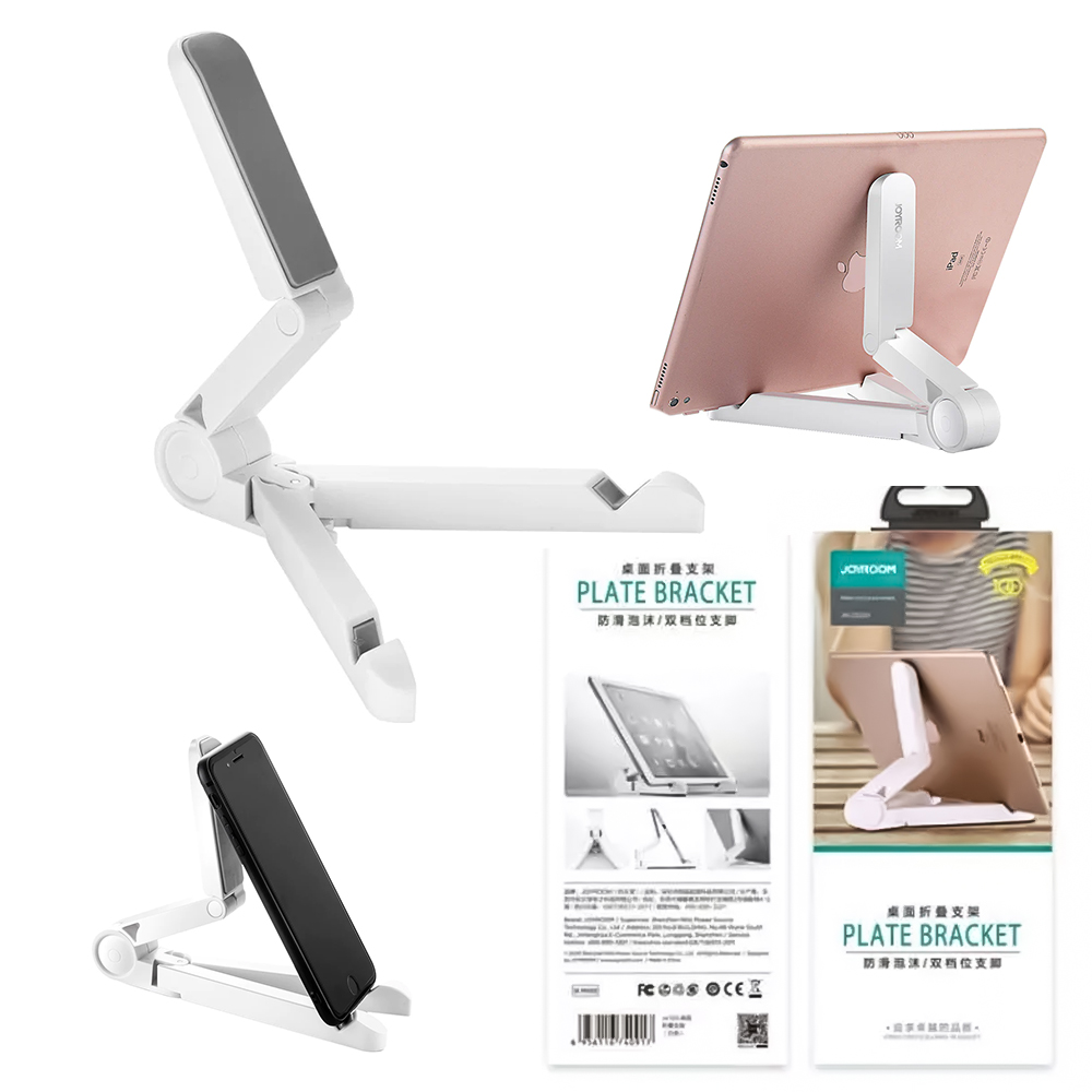 Joyroom Zs120 Desktop Tab Holder Foldable Bracket White - 4