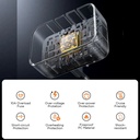 Jr-tcw01 17w 4-port Universal Travel Adapter Black - 2