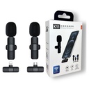 K11 2 In 1 Collar Wireless Microphone Iphoneandroid & Type C Supported - 4