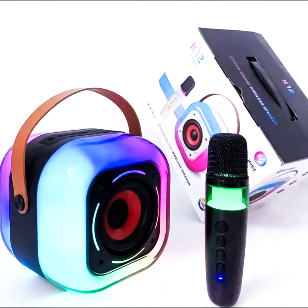 K12 Mini Audio Microphone With Voice Changer Karaoke Family Wireless Bluetooth Outdoor Speaker - 4