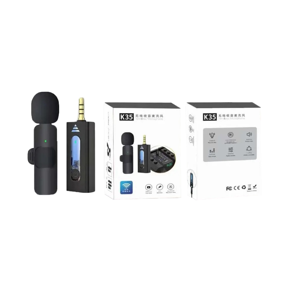 K35 High Quality Collar Wireless Single Microphone - 4